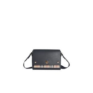 Burberry Medium 'Note' Black Leather Bag Women